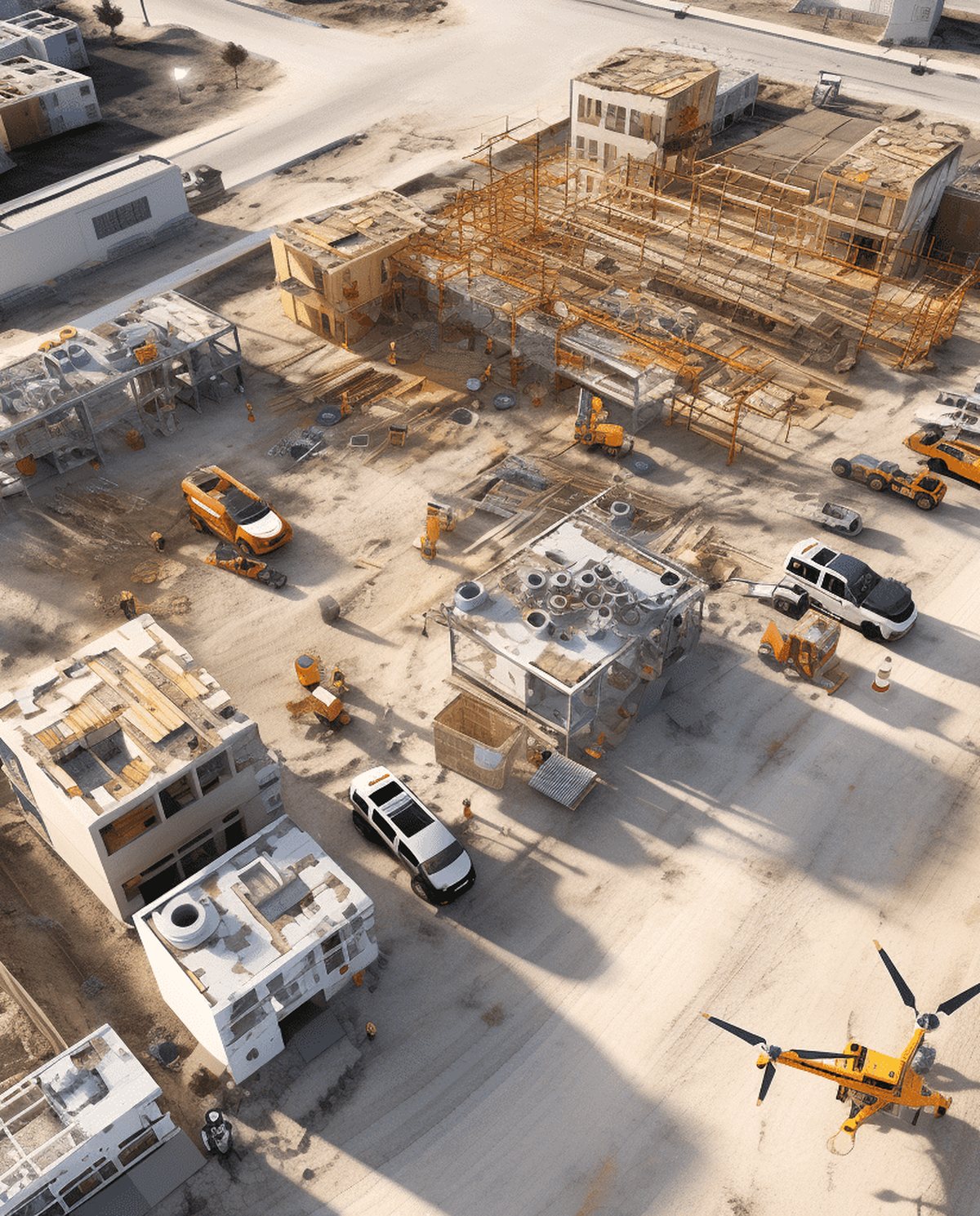 Construction Progress Photography — aerial capture example